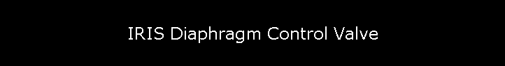 IRIS Diaphragm Control Valve